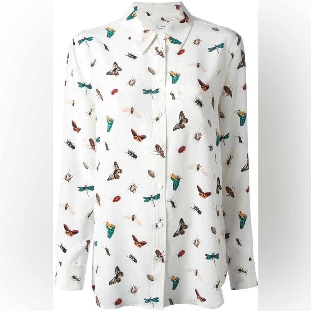 The Kooples Button Down Insect Shirt - Picture 2 of 7
